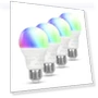 Thumbnail Smart A19 LED Light Bulb, Color Changing — LED, Amazon Basics