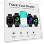Thumbnail Smart Watch with Fitness Tracker — Smartwatches, Choiknbo