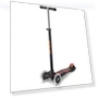 Thumbnail Three Wheeled Lean-to-Steer Scooter with LED Wheels — Push Scooters, Micro