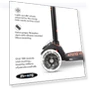 Thumbnail Three Wheeled Lean-to-Steer Scooter with LED Wheels — Push Scooters, Micro