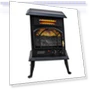 Thumbnail Electric Fireplace Space Heater with Flame Effect — Portable Heating Solutions, EZ-HEAT