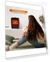 Thumbnail Electric Mini Fireplace Space Heater — Portable Heating Solutions, Comfort Zone