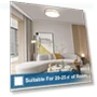 Превью LED Flush Mount Ceiling Light Fixture — Overhead Lighting, OOWOLF