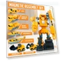 Thumbnail Magnetic Transform Engineering Car Assembled Toys with Storage Box — Construction Kits, FUYLE
