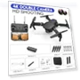 Thumbnail 4K Double HD Camera Mini Foldable RC Quadcopter Drone — Drones