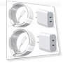 Превью Dual USB C Charger Block with Lightning Cable — Lightning, Shenzhen Jiaxingyuan Technology Co., Ltd.