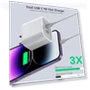 Превью Dual USB C Charger Block with Lightning Cable — Lightning, Shenzhen Jiaxingyuan Technology Co., Ltd.