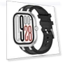Превью Silver Metal Connector Silicone Watch Band — Watch Accessories, Xiaomi