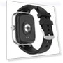 Превью Silver Metal Connector Silicone Watch Band — Watch Accessories, Xiaomi