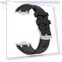 Превью Silver Metal Connector Silicone Watch Band — Watch Accessories, Xiaomi