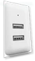 Thumbnail Two Port USB-A Wall Charger — Wall Chargers, Amazon Basics