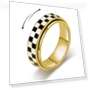Превью Checkered Fidget Ring — Stress Relievers, AmorArtSky