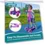Превью Kids Kick Scooter with LED Lighted Wheels — Balance Bikes, Gotrax
