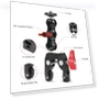 Thumbnail Multi-function Magic Arm Ball Mount Clamp Crab Pliers Clip — Mounts & Clamps, PULUZ