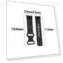 Превью Silicone Watch Band — Girls' Watch Straps, Fitbit
