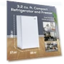 Превью Single Door Compact Refrigerator with Freezer — Mini Fridges, Igloo