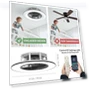 Thumbnail Bladeless Ceiling Fan with Light and Remote Control — Ceiling Fan Wall Controls, PrimeMall