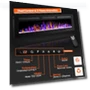 Thumbnail Electric Fireplace Wall Mounted and Recessed with Remote Control — Electric Heating Solutions, BETELNUT