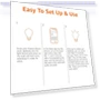 Thumbnail Smart A19 LED Light Bulb — LED, Amazon Basics