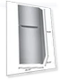 Thumbnail 10.1 Cu. Ft. Compact ADA Top Freezer Refrigerator — Mini Fridges, Frigidaire