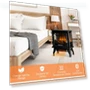 Превью Electric Fireplace Stove — Portable Electric Heaters, COSTWAY