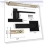 Thumbnail Entry Door Lever with Lock and Key — Deadbolts, Probrico