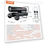 Превью Kerosene Forced Air Heater — Portable Kerosene Heaters, VEVOR