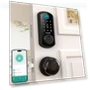Thumbnail Keyless Entry Door Lock Deadbolt with Handle Set — Deadbolts, hornbill