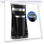 Thumbnail Personal Single-Serve Compact Coffee Maker — Single-Cup Coffee Makers, Elite Gourmet
