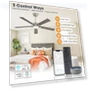 Thumbnail Smart Ceiling Fan with Lights — Ceiling Fan Wall Controls, WINGBO