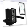 Thumbnail Smart Lever Lock with Fingerprint, Keypad, IC Card and App Control — Smart Home Security, YoLink