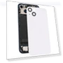 Thumbnail Glass Battery Back Cover with Flash Bracket + Wireless Charging Module — Back Covers