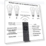Thumbnail Remote Control LED Light Bulbs — LED, Aukora