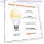 Thumbnail Smart A19 LED Light Bulb — LED, Amazon Basics