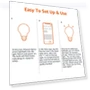 Thumbnail Smart A19 LED Light Bulb — LED, Amazon Basics