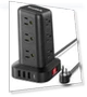 Превью Surge Protector Power Strip Tower with USB Ports — Power Solutions & Surge Protection, SMALLRT