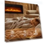 Превью 50" Recessed & Wall Mounted Electric Fireplace — Electric Heating Solutions, Breezestival
