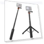 Thumbnail Action Camera Extension Tripod Selfie Stick Stand — Adventure & Sports Cameras, PULUZ