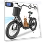 Превью Electric Scooter with Adjustable Seat and Detachable Basket — Electric Self-Balancing Scooters, Caroma