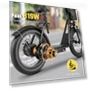Превью Electric Scooter with Adjustable Seat and Detachable Basket — Electric Self-Balancing Scooters, Caroma