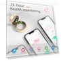 Превью Enamel Flower Pattern Health Tracker Smart Ring — Smart Rings, UniJethro