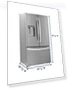 Превью French Door Refrigerator with Ice & Water Dispenser — Cooling Solutions, Winia