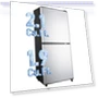 Thumbnail Fridge with Bottom Freezer — Mini Fridges, Anypro