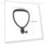 Thumbnail Lazy Neck Bracket Magnetic Quick Release POV View Mount — Chest Camera Mounts, PULUZ