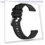 Thumbnail Liquid Glossy Silver Buckle Silicone Watch Band — Fitness Bands, Garmin
