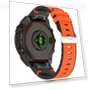 Thumbnail Quick Release Buckle Silicone Leather Watch Band — Watch Straps & Bands, Garmin