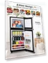 Thumbnail Retro Mini Fridge with Freezer — Mini Fridges, KRIB BLING