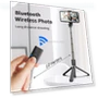 Thumbnail Foldable Bluetooth Tripod Selfie Stick — Selfie Sticks
