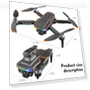 Thumbnail Foldable FPV Drone with Camera — Drones, ylmijfe