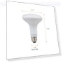 Thumbnail LED Flood BR30 Light Bulb — Compact Fluorescent, Sylvania